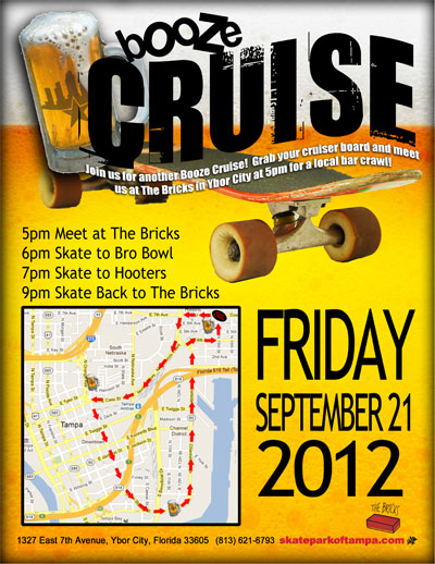The next Booze Cruise is Friday, September 21